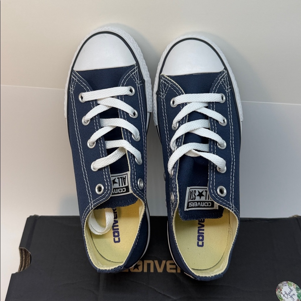 Converse Kids' Chuck Taylor All Star Low Top Sneaker Little Kid Size 2 Navy